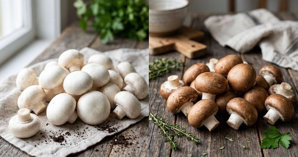 White Button Mushrooms vs Cremini Mushrooms: What Is the Difference?