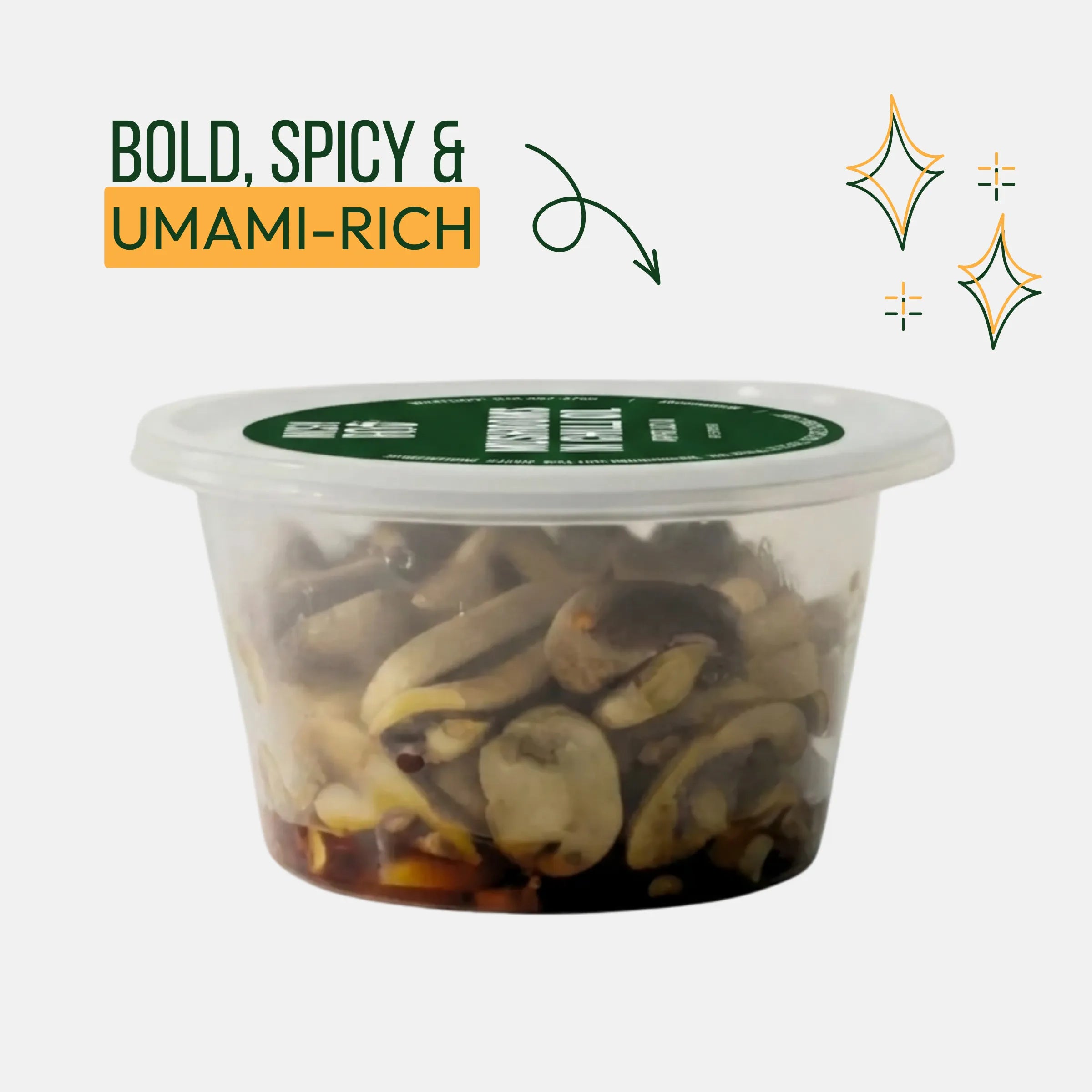 MUSHROOMS IN CHILLI OIL 200G