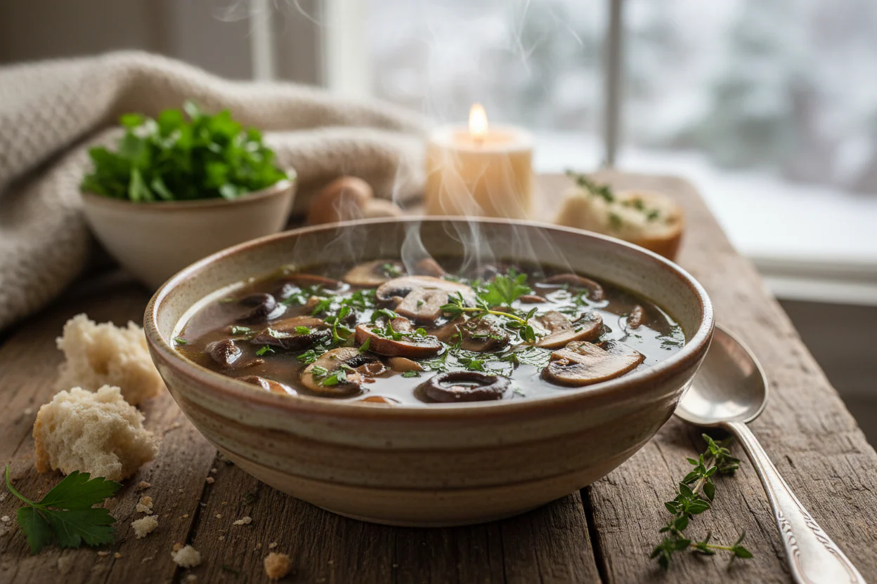 Healthy Mushroom Soup Recipes for Cold Weather